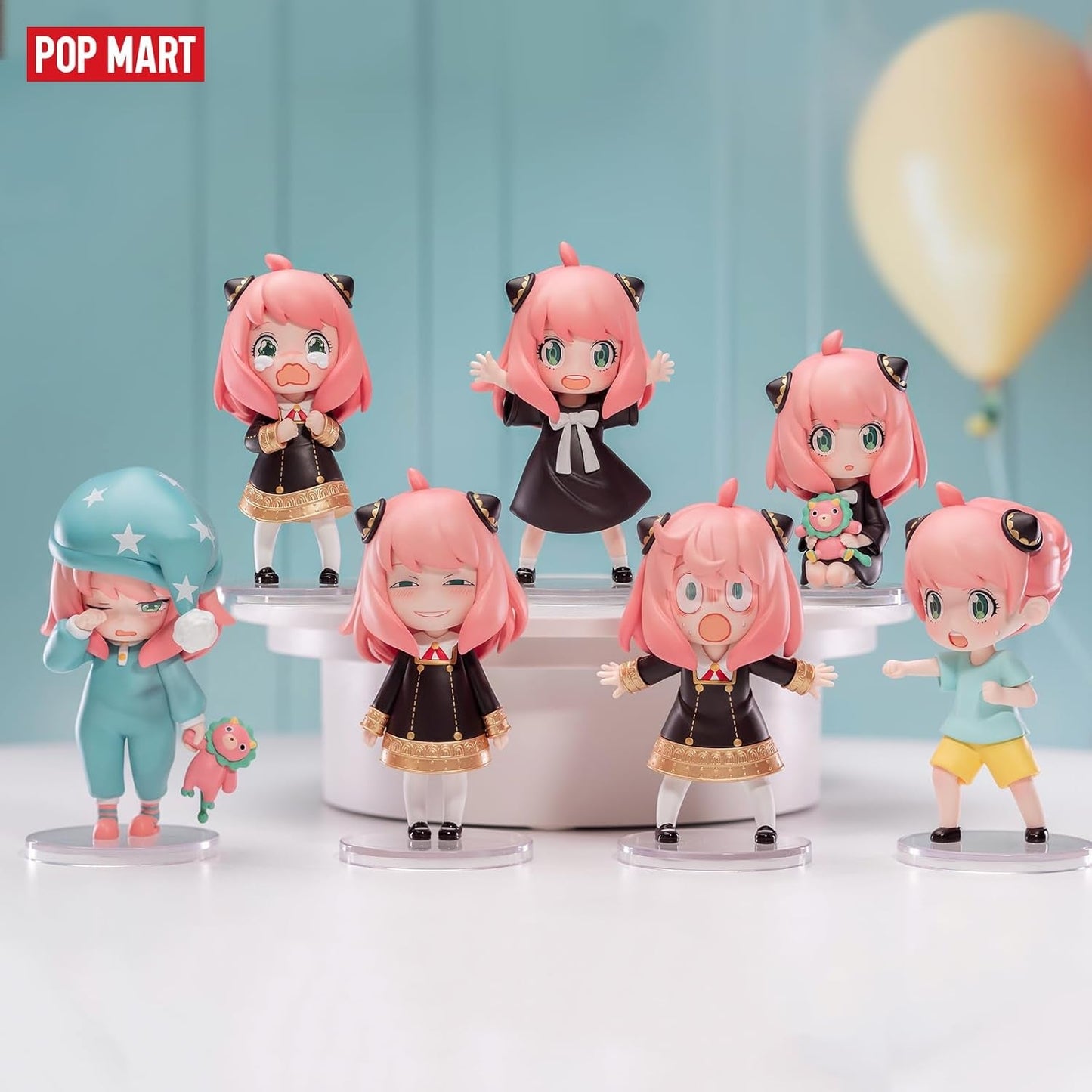 Spy × Family Anya'S Daily Life Series Figures, 6Pcs Spy Blind Box Figures, Random Design Action Figures Collectible Toys Home Decorations, Holiday Birthday Gifts, Whole Set