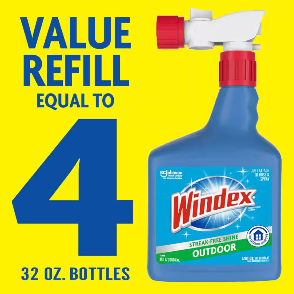 128 Fl. Oz. Outdoor Glass Cleaner Refill