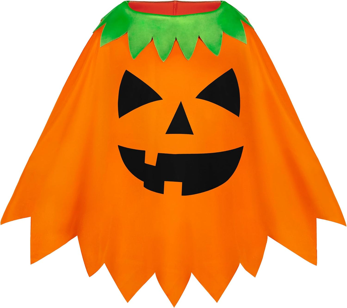 Halloween Pumpkin Poncho Costume, Pumpkin Costume Set for Women for Adult to Halloween Parties, Adult Parties, Ghost Costumes Events and Role Play