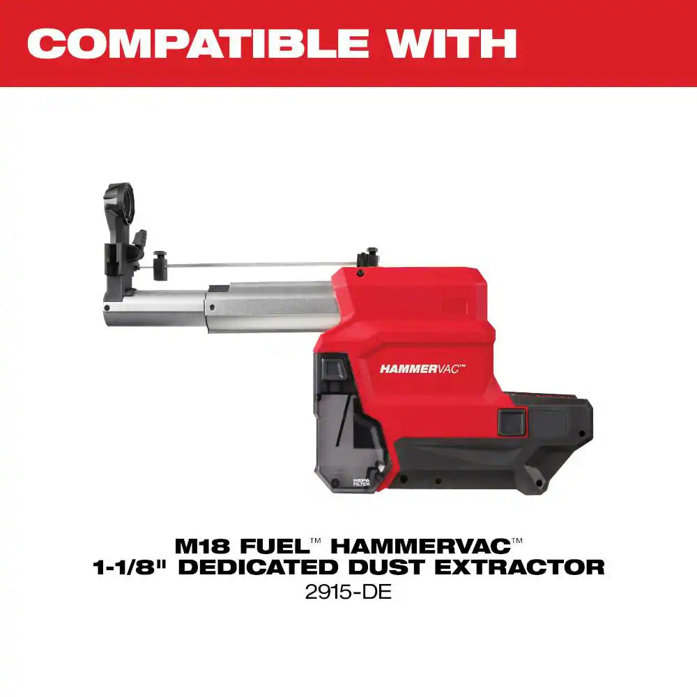 M18 FUEL 18V Lithium-Ion Brushless Cordless Sds-Plus 1-1/8 In. Rotary Hammer Drill (Tool-Only)