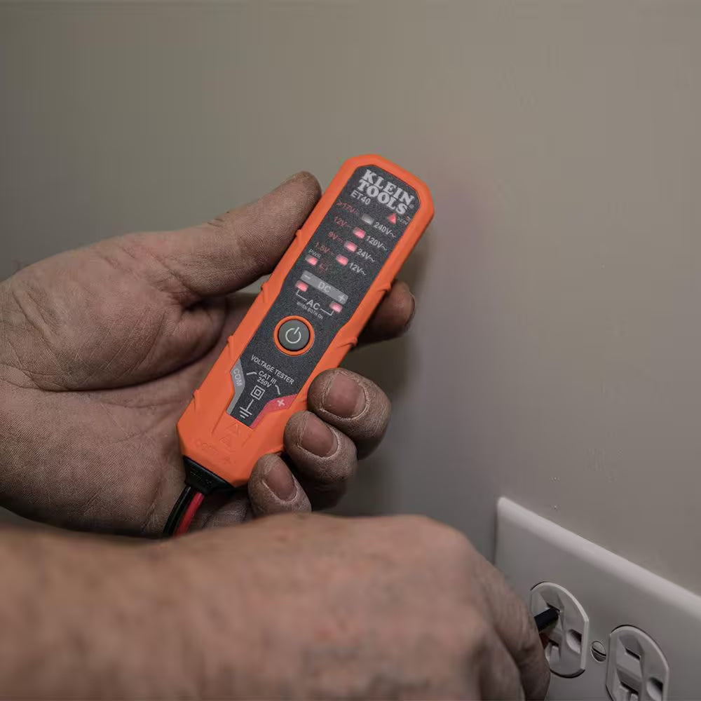 400 Amp Digital Clamp Meter Electrical Testet Set, Non-Contact Voltage Tester, Recepticle Tester and Voltage Tester