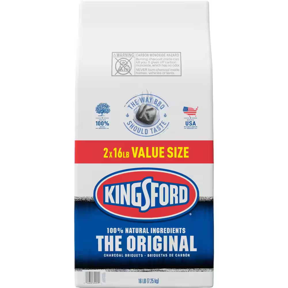 16 Lbs. Original BBQ Smoker Charcoal Grilling Briquettes (4-Pack)