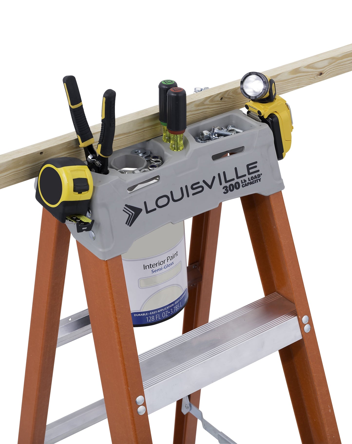 12-Foot Fiberglass Step Ladder, 300-Pound Load Capacity, Type IA, FS1512