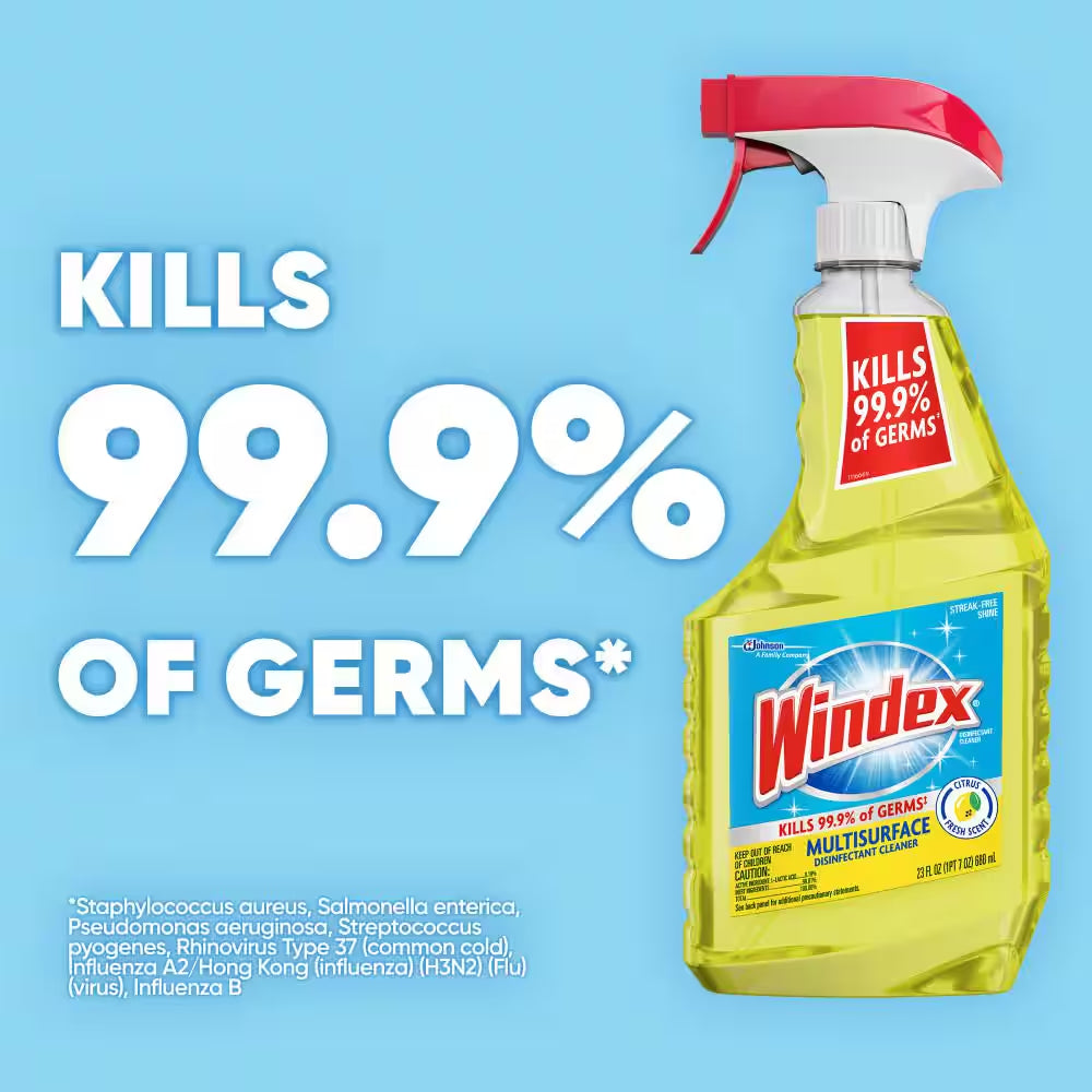 23 Fl. Oz. Multi-Surface Disinfectant Glass Cleaner (4-Pack)