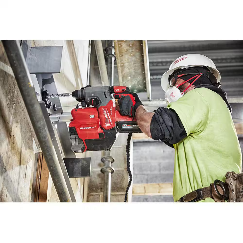 M18 FUEL 18V Lithium-Ion Brushless 1 In. Cordless Sds-Plus Rotary Hammer Kit with Two 6.0 Ah Batteries, Hard Case