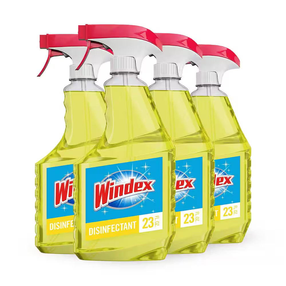 23 Fl. Oz. Multi-Surface Disinfectant Glass Cleaner (4-Pack)