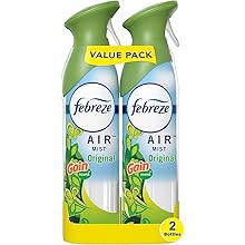 Air Mist Air Freshener Spray, Odor-Fighting Room Spray, Air Fresheners for Home and Bathroom and Kitchen, Aerosol Can, Scent, 8.8Oz, 2 Count
