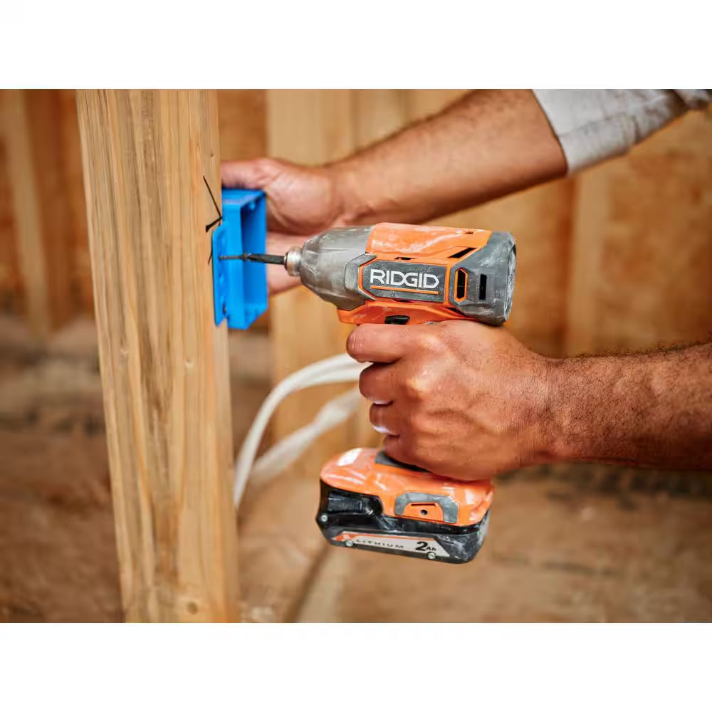 18V Cordless 8-Tool Combo Kit with 2.0 Ah Battery, 4.0 Ah Battery, and Charger