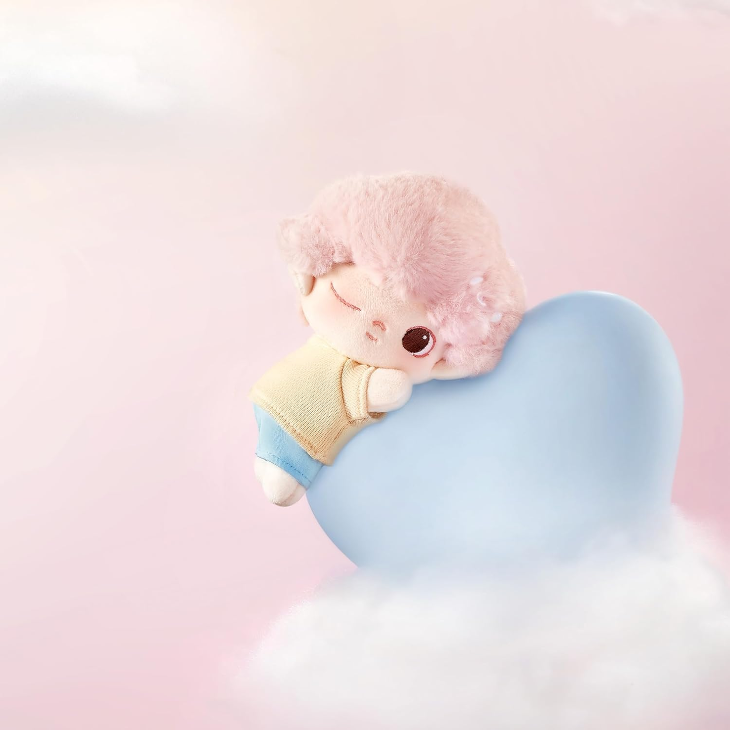 DIMOO My Cloud Companion Series-Cotton Doll Blind Box, 6Pcs DIMOO Blind Box Figures, Random Design Action Figures Collectible Toys Home Decorations, Holiday Birthday Gifts, Whole Set