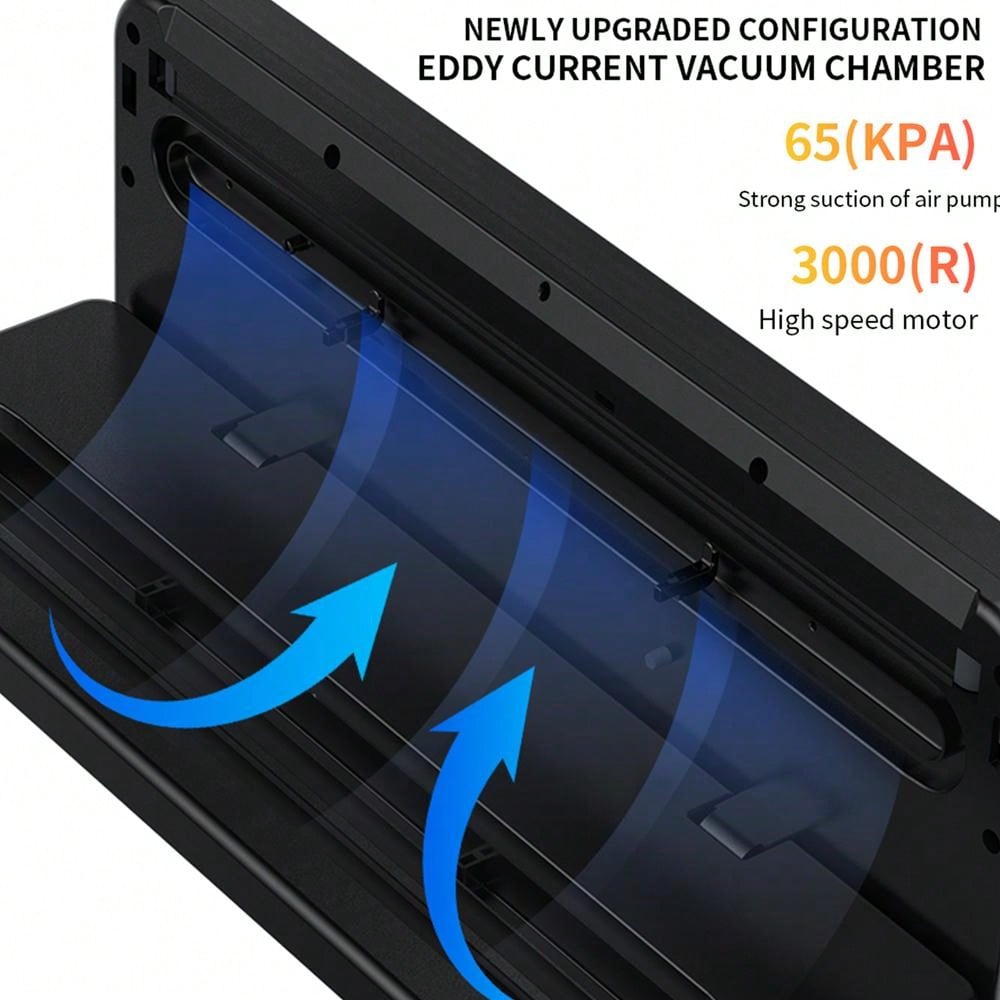 Vacuum Sealer Machine – Automatic Food Sealer with 30pcs Vacuum Bags, Small Household Packaging Machine