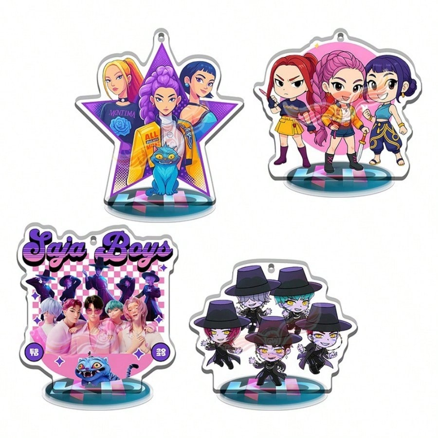 Demon Hunters Girl Group K-Pop Idol Standee – Collectible Fan Merch Display