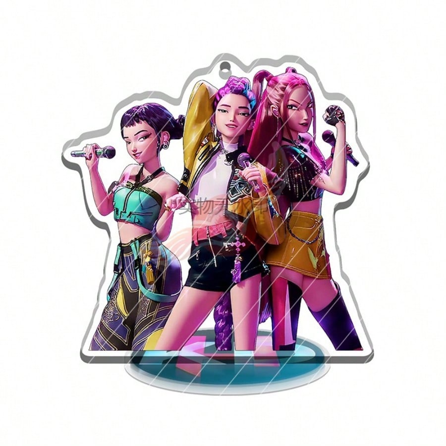 Demon Hunters Girl Group K-Pop Idol Standee – Collectible Fan Merch Display