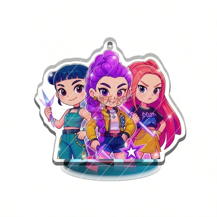 Demon Hunters Girl Group K-Pop Idol Standee – Collectible Fan Merch Display