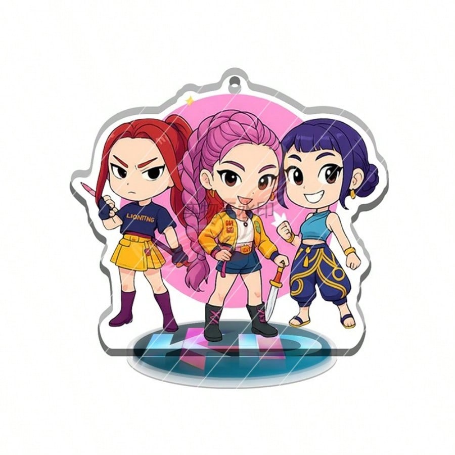 Demon Hunters Girl Group K-Pop Idol Standee – Collectible Fan Merch Display