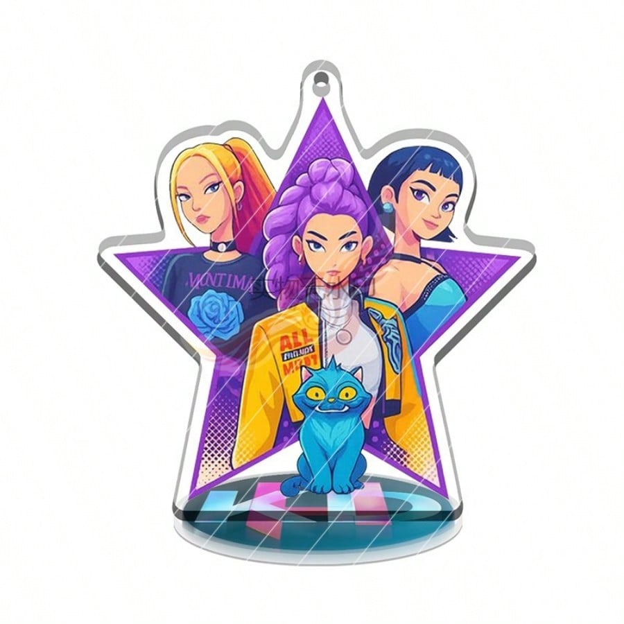 Demon Hunters Girl Group K-Pop Idol Standee – Collectible Fan Merch Display