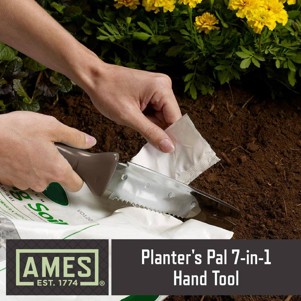 5-Piece Digging, Transferring, and Cultivating Garden Tool Set with Rolling Cart