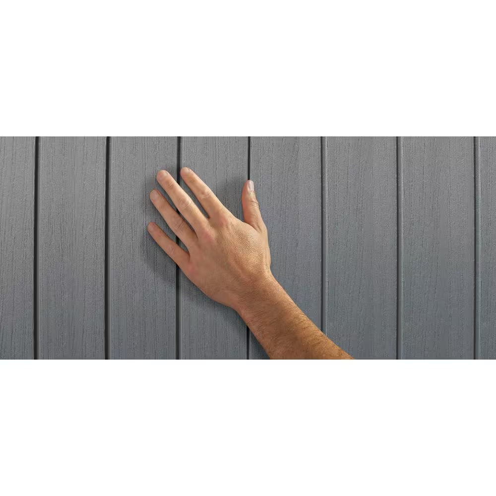 Cortina Mega 6.2 Ft. W X 3.6 Ft. D Durable Resin Plastic Storage Shed with Flooring Grey (22.4 Sq. Ft.)