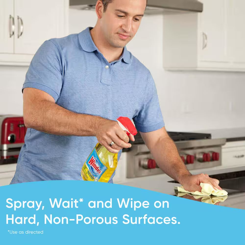 23 Fl. Oz. Multi-Surface Disinfectant Glass Cleaner (4-Pack)
