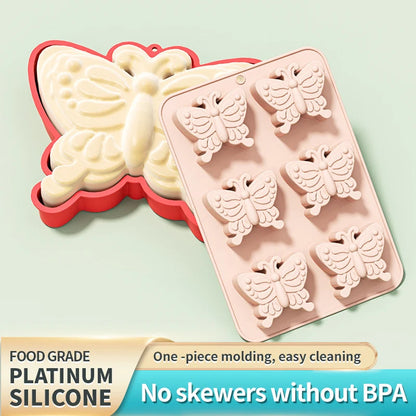 Butterfly Fondant Cake Decorating Tools Handmade Chocolate Bakeware Dessert Decoration Cookie Bee Cake Mold Kitchen Accessories