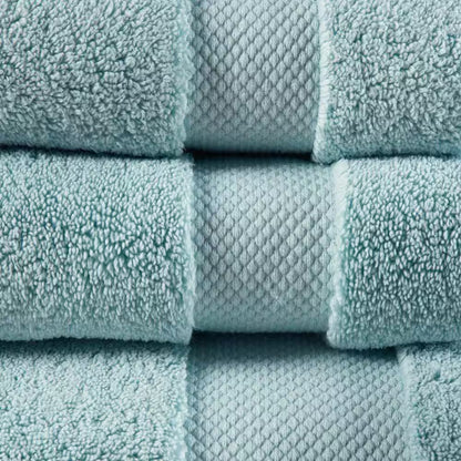 Splendor 6-Piece Blue 1000 GSM 100% Cotton Bath Towel Set