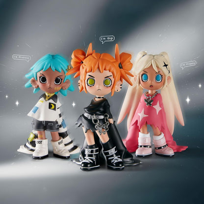 Lil Peach Riot Loading Series Figures, 12Pcs Blind Box Figures, Random Design Action Figures Collectible Toys Home Decorations, Holiday Birthday Gifts, Whole Set
