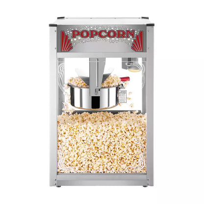 Commercial 16 Oz. Majestic Silver Countertop Popcorn Machine