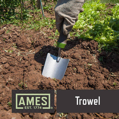 5-Piece Digging, Transferring, and Cultivating Garden Tool Set with Rolling Cart
