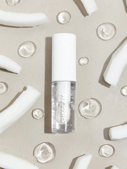 SHEGLAM Jelly Wow Hydrating Lip Oil-Loco for Coco Moisturizing Clear Lip Gloss Plumping Non-Sticky Lip Care High Shine Finish Nourishing Coconut Extract Liquid Lip Cosmetics Lip Gloss Brand Beauty Makeup Face Paint Cosmetic for Women Girls Perfect for Winter Ideal for Y2K Fancy Fashion Suitable for Birthday Christmas Gift Party Ready Best Color