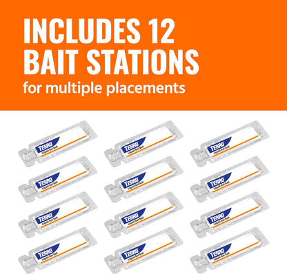 Ant Killer Bait Stations T300B - Liquid Bait to Eliminate Ants - Bait System - 12 Count Stations for Effective Indoor Ant Control