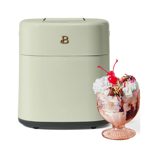 1.5 Qt Ice Cream Maker with Touch Activated Display, Sage Green by Drew Barrymore