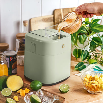 1.5 Qt Ice Cream Maker with Touch Activated Display, Sage Green by Drew Barrymore