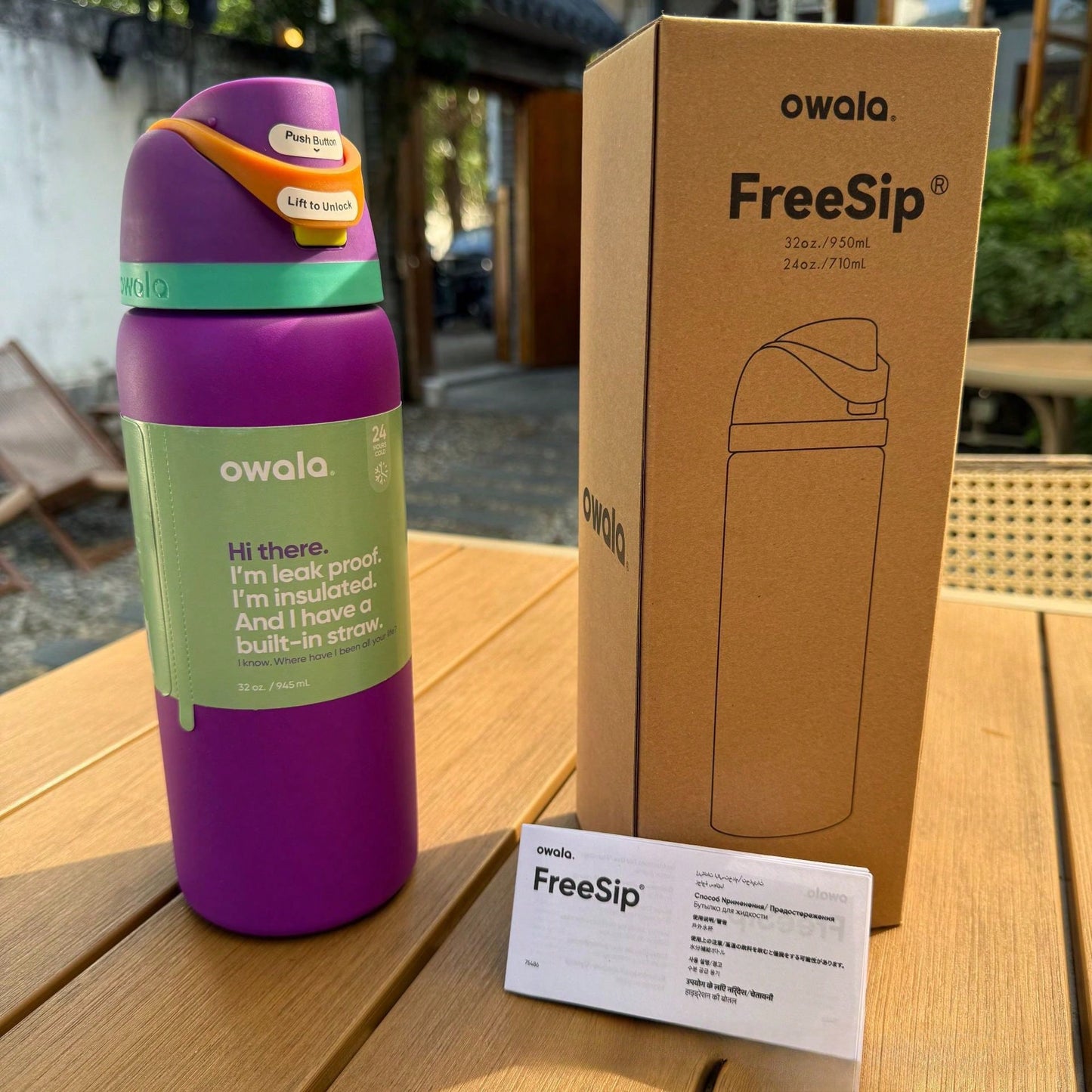 OWALAs 24Oz/32Oz  FreeSip Limited Edition Water Bottle
