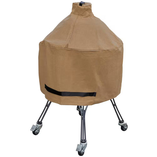 Duck Covers Essential 29 In. Dia X 40 In. H Ceramic Grill Cover in Latte