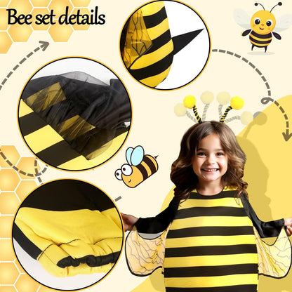 Bumblebee Kids Costumes Funny Animal Halloween Costumes
