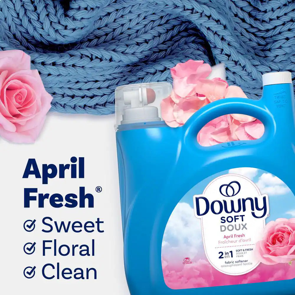 Ultra April Fresh Scent Liquid Fabric Softener, 190-Loads, 140 Fl. Oz.