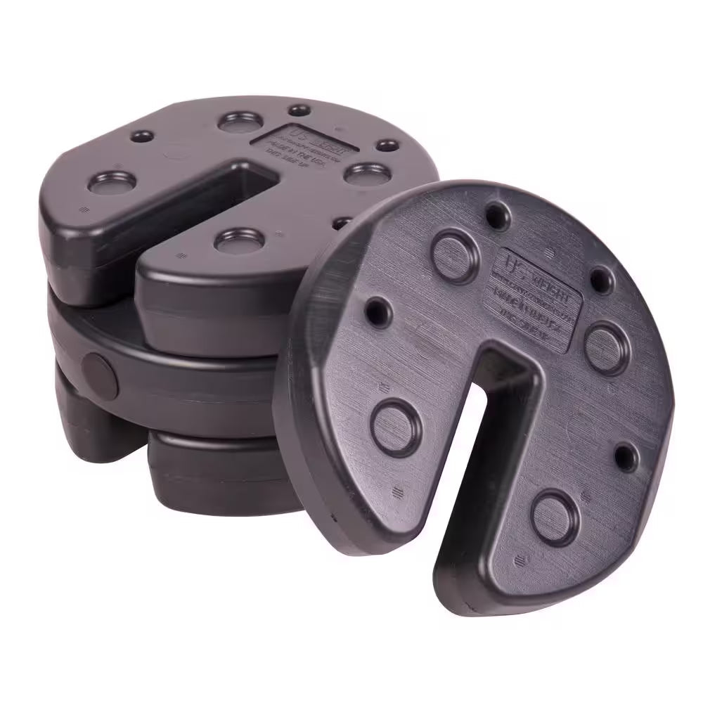 30 Lbs. Black US Weight Canopy Weight Plates (Set of 4)