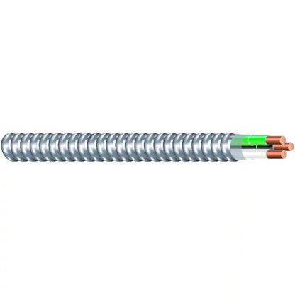 250 Ft. 12-Gauge/2-Gauge Solid CU MC (Metal Clad) Armorlite Cable