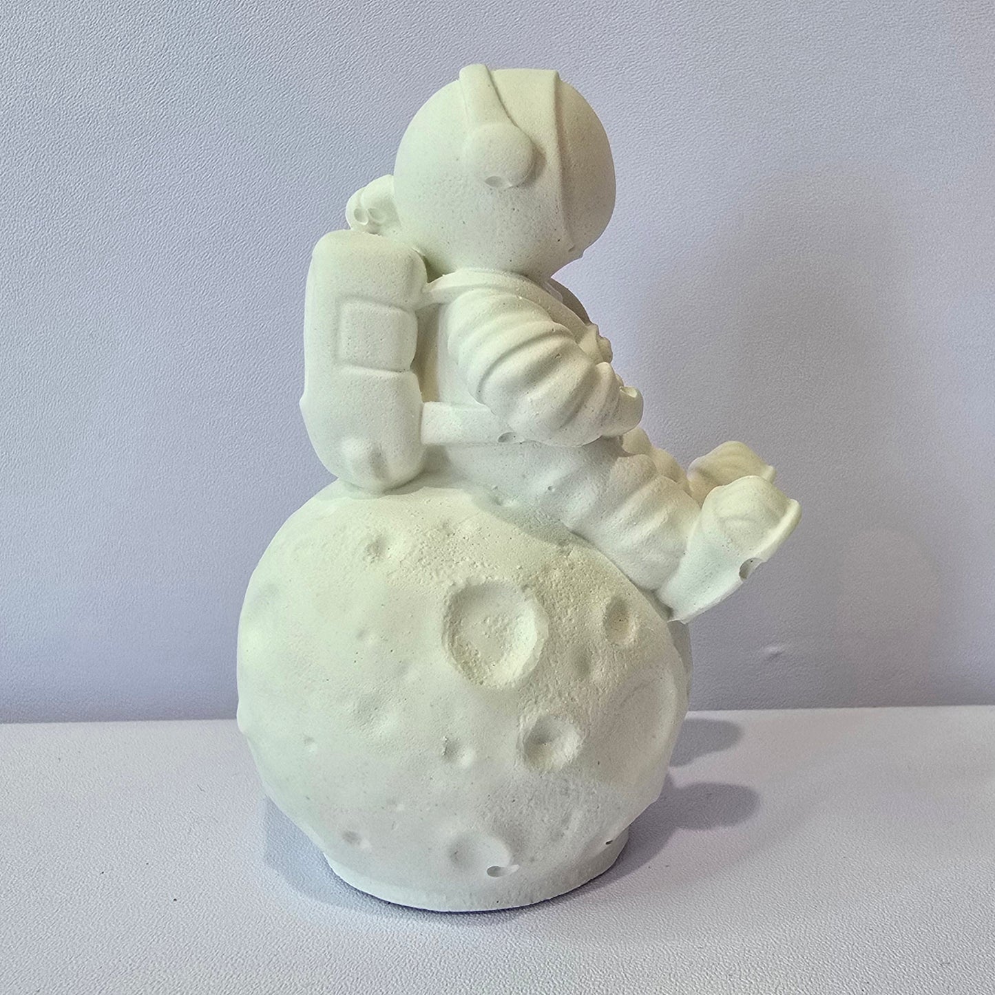 Large Astronaut & Rocket DIY Painting Figures – Space Plaster Craft for Kids, STEM Activities & Room Decor