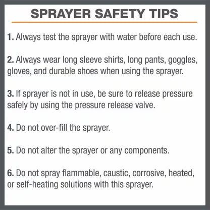 1 Gallon Multi-Purpose Lawn and Garden Pump Sprayer