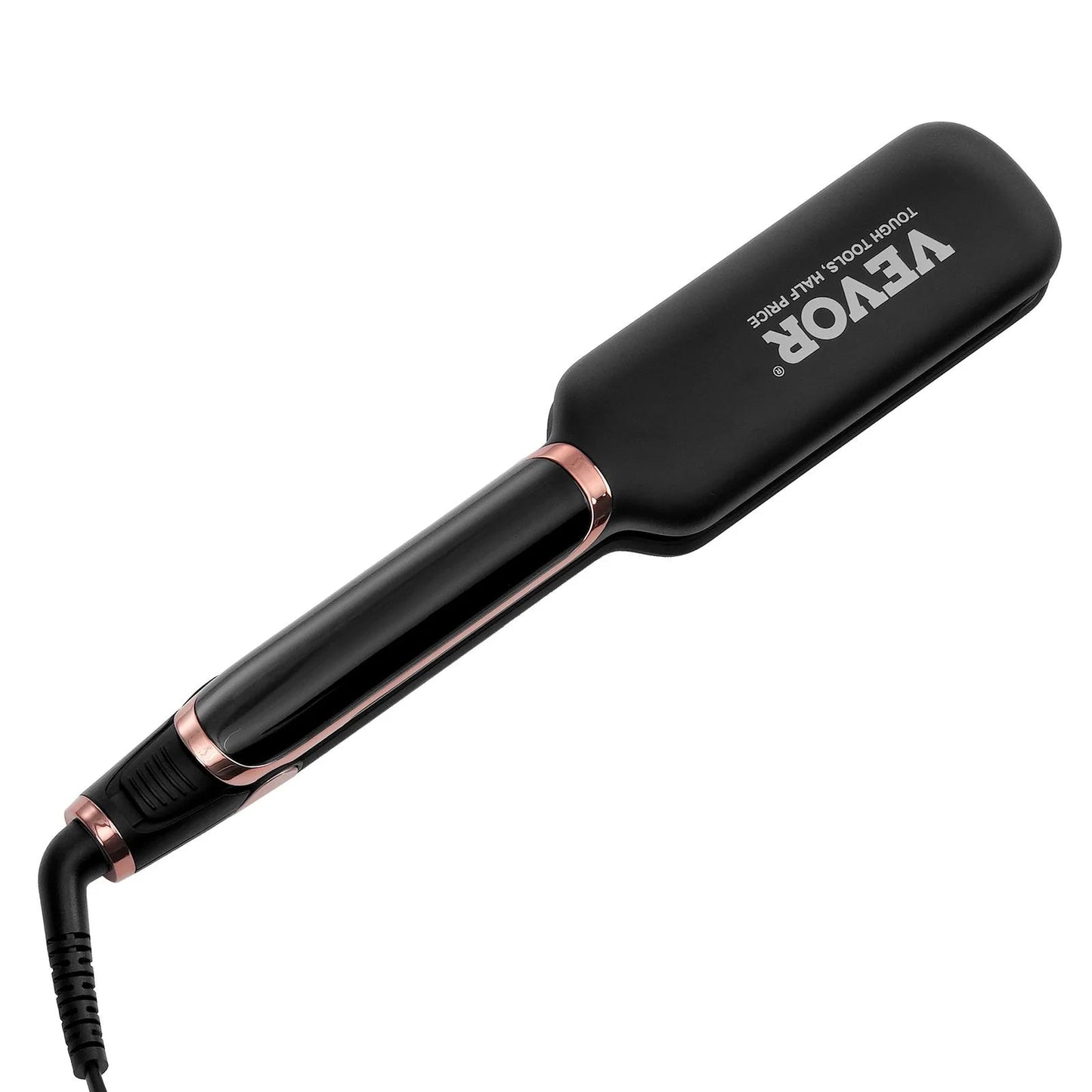 SKYSHALO Titanium Hair Straightener, 2-Inch - Features Infrared, Negative Ions, Dual Voltage (110V/240V), LCD Screen & 11 Temperature Settings, Ideal for Salon, Home & Travel