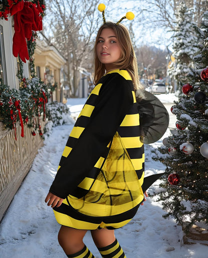 Bumble Bee Costume for Women Funny Animal Halloween Adult Costumes