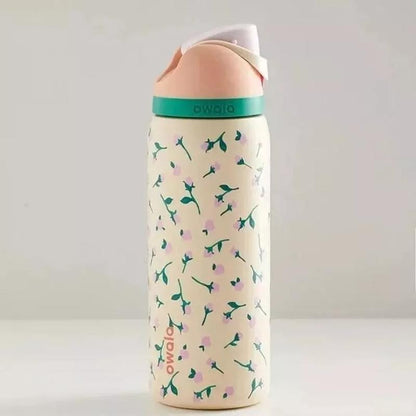 Owala Freesip 32Oz – Urban Outfitters Edition, Flower Crown, Tea Time Pink Hydration Bottle, Pillow Fight Cherry, Candy Coated
