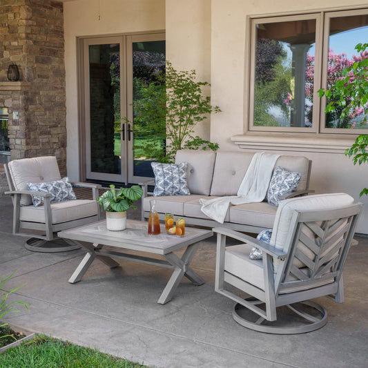 Harrington 4-Piece Outdoor Patio Seating Set