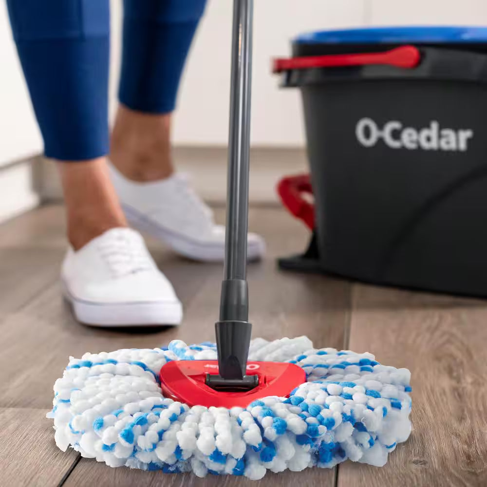 Rinseclean Deep Clean Microfiber Spin Mop, Clean with Clean Water (The Home Depot Exclusive)