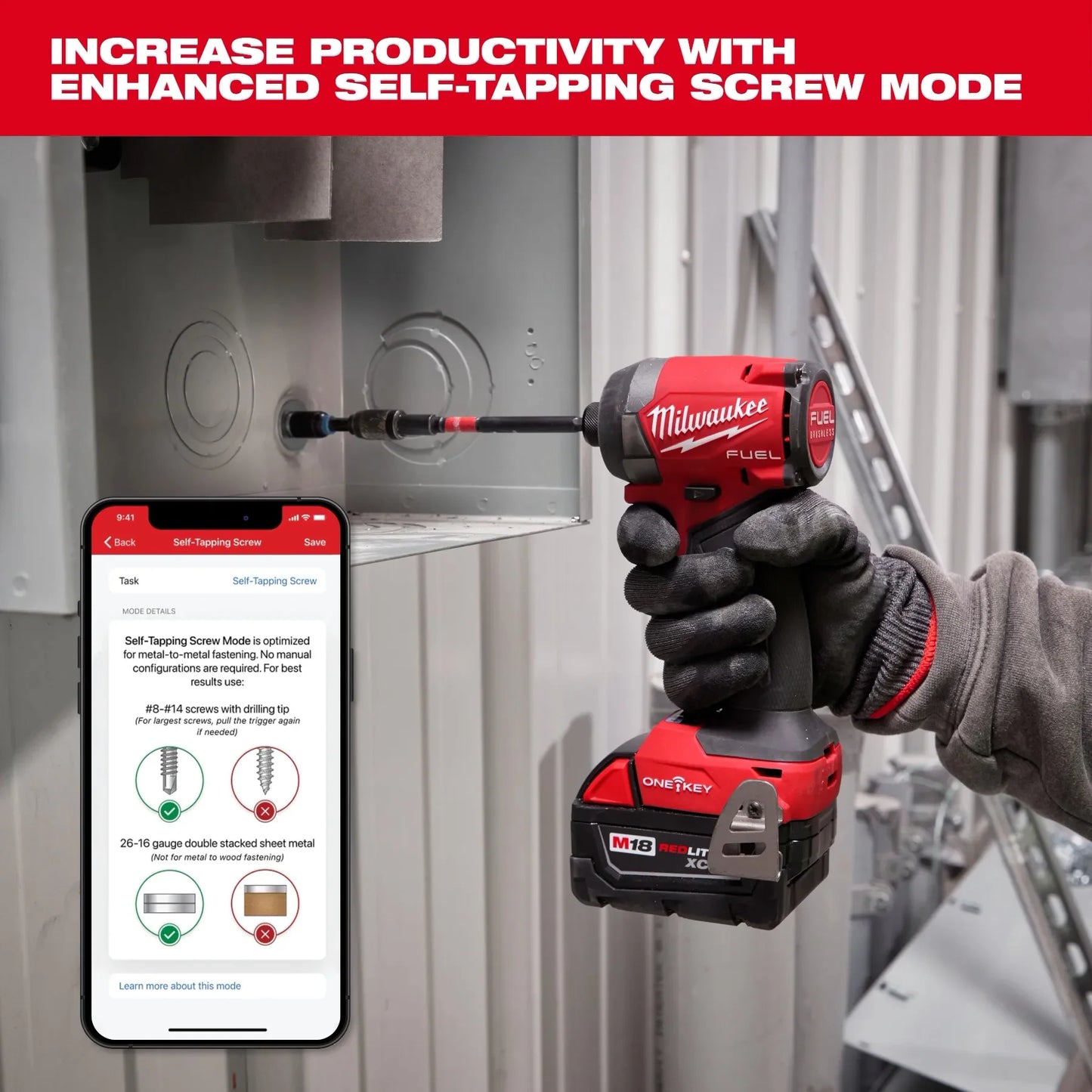 Milwauk ee 2796-22M18 FUEL ONE-KEY 18-Volt Lithium-Ion Brushless Cordless Hammer Drill/Impact Driver Combo Kit