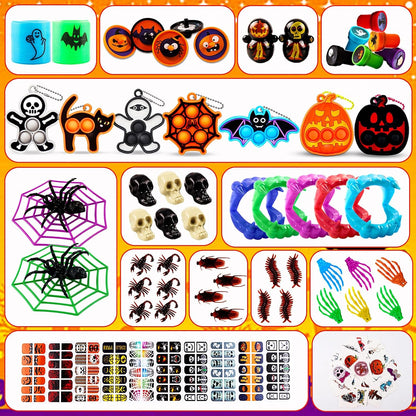 530 PCS Halloween Party Favors for Kids, Halloween Toys Bulk for Goodie Bags Fillers, Non-Candy Treats, Classroom Prizes, Halloween Gifts for Boys Girls