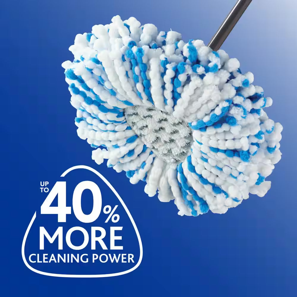 Rinseclean Deep Clean Microfiber Spin Mop, Clean with Clean Water (The Home Depot Exclusive)