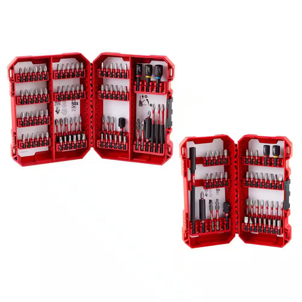 SHOCKWAVE Impact Duty Alloy Steel Screw Driver Bit Set (125-Piece)