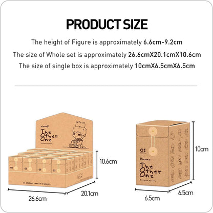 Hirono the Other One Blind Box Figures, Random Design Box Toys for Modern Home Decor, Collectible Toy Set for Desk Accessories, 12PC