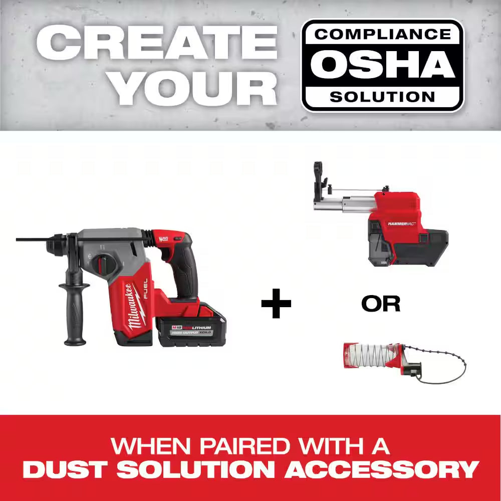 M18 FUEL 18V Lithium-Ion Brushless Cordless Sds-Plus 1-1/8 In. Rotary Hammer Drill (Tool-Only)
